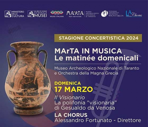 Marta in Musica - Le matinée domenicali "IL VISIONARIO" - Museo MArTa, Taranto